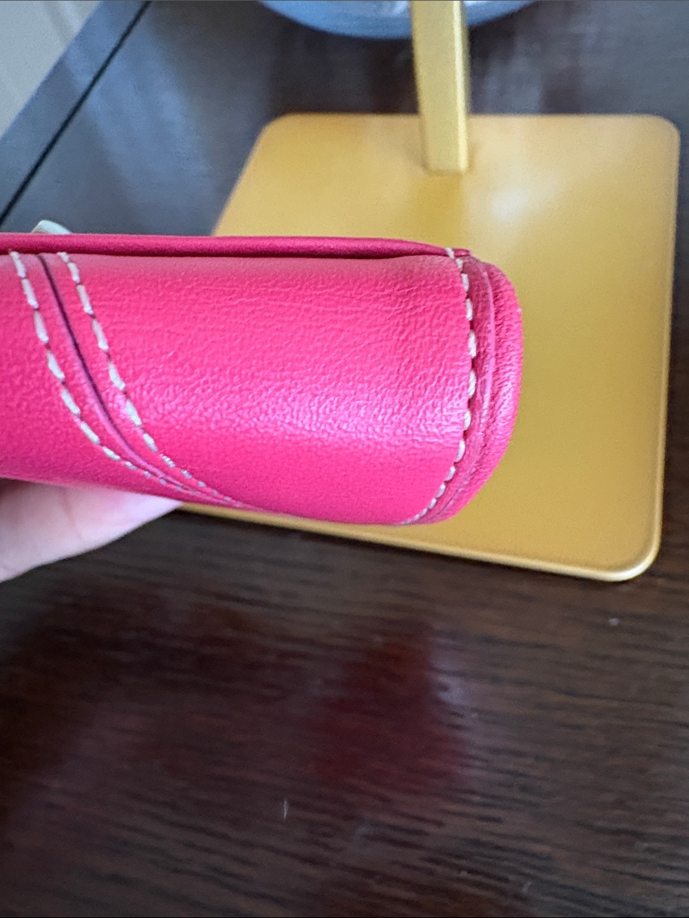 Givenchy Pink Leather Key & Card Holder - Picture 13 of 13
